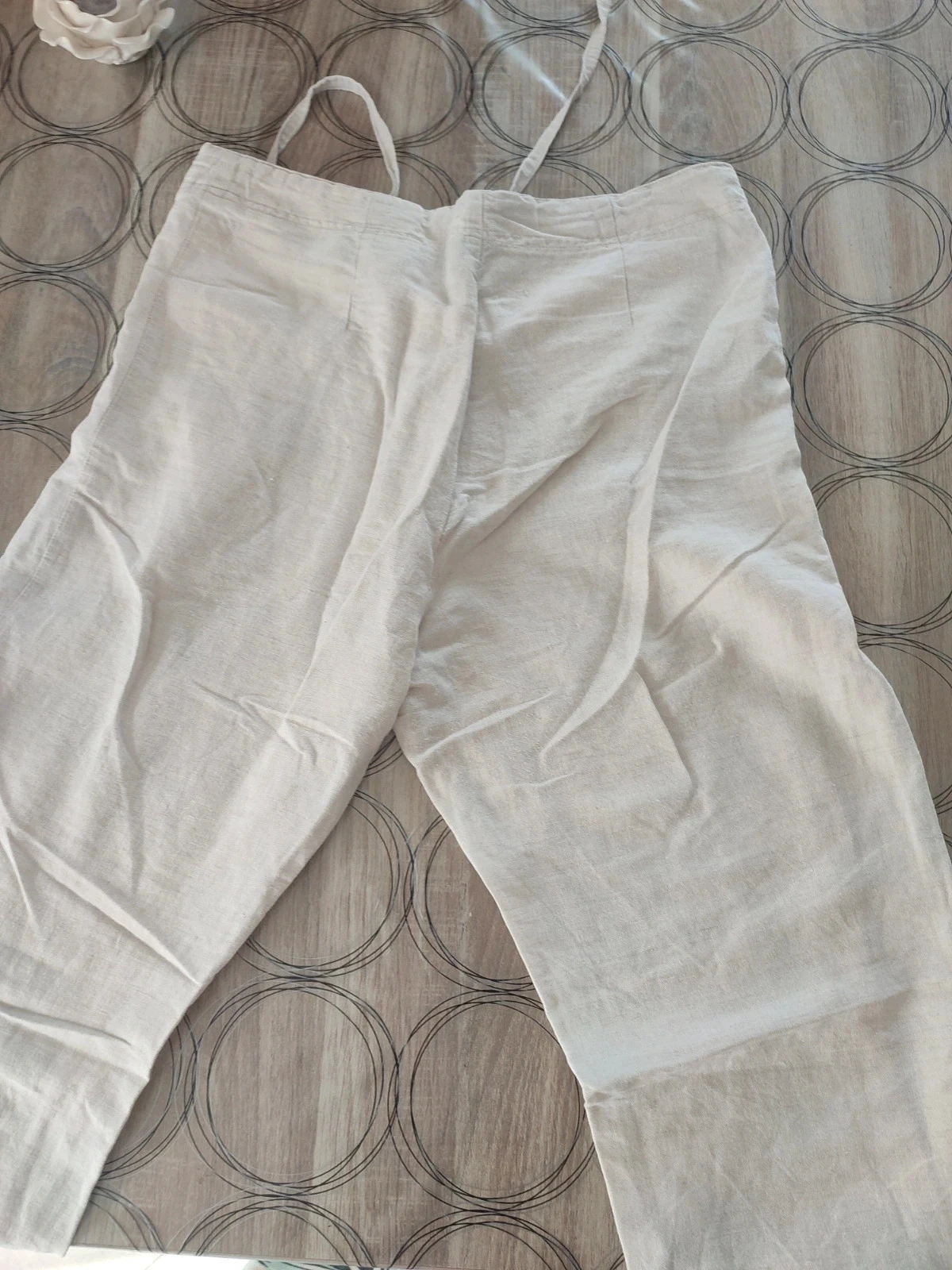 Women's size 40 linen cropped pants – photo 4